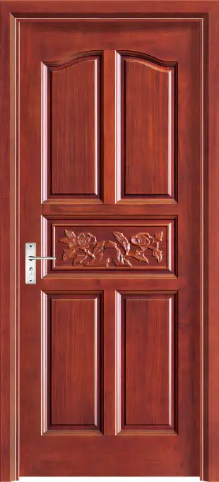 Custom traditional doors solid oak wood doors contemporary single front door interior door available D-012