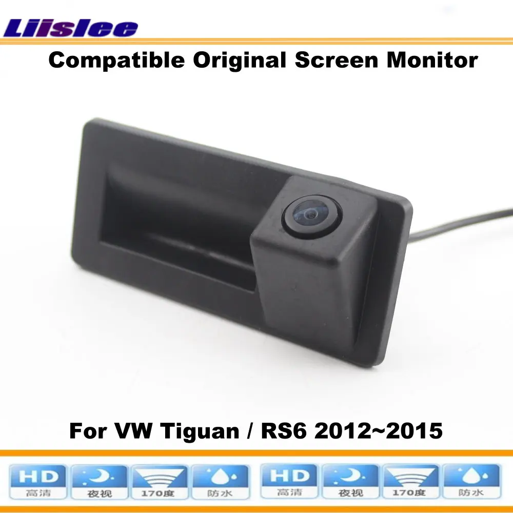 Car Reverse Camera For VW Tiguan (5N) 2009-2015 MQB MIB System Auto Intelligent Track Image Rearview Original Screen Upgrade