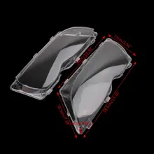 BMW E46 Headlight Lens Cover 2pcs #3