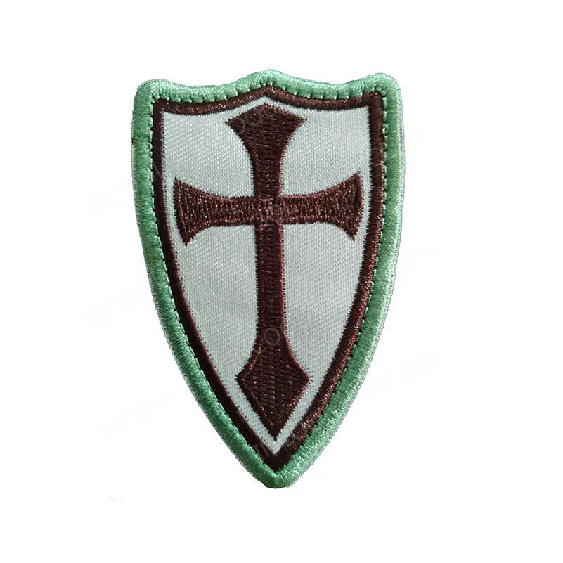 Parche bordado Templarios - PVC para chaqueta, ropa y mochila - imagen 3