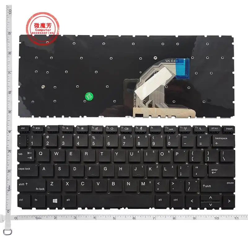 Новая английская клавиатура для ноутбука HP 435 G6 430 G7 430 G6 HSN-Q14C Q23C без рамки