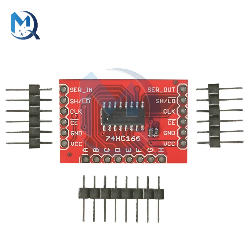 SN74HC165 Conversion Module DC2-6V Shift-In Breakout Parallel to Serial Data Conversion Board 0.1