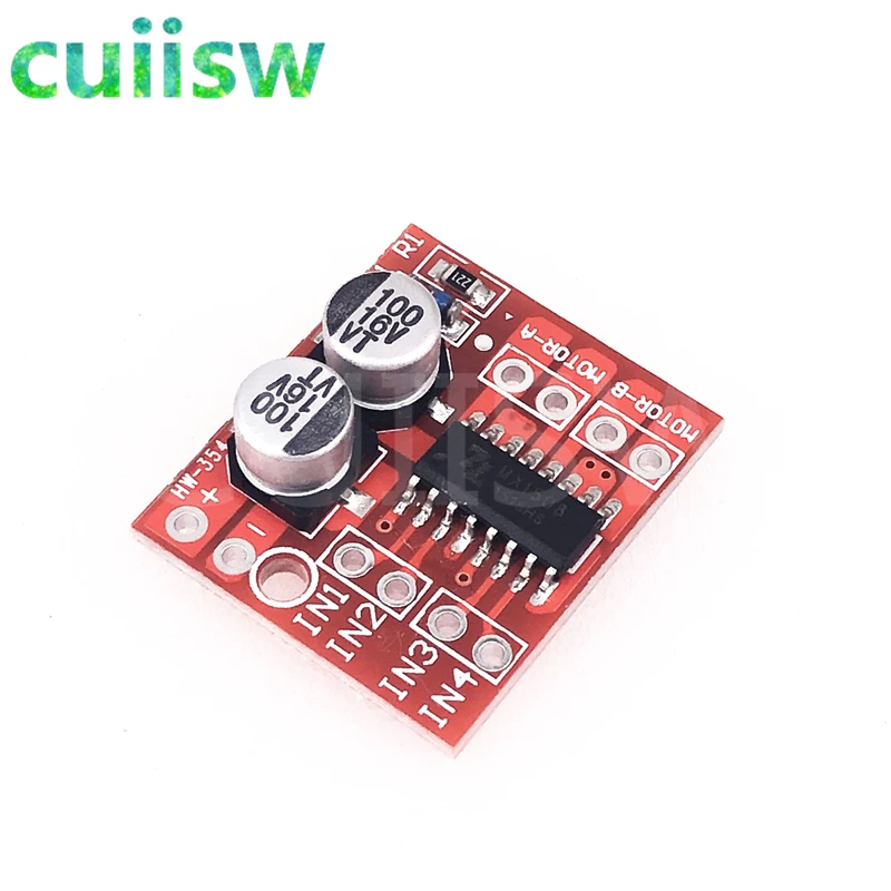 DC 2V-10V 1.5A MX1508 DC Motor Driver Module 2 Way 4-Wire 2-Phase PWM Speed Dual H-Bridge Stepper Motor Driver L298N