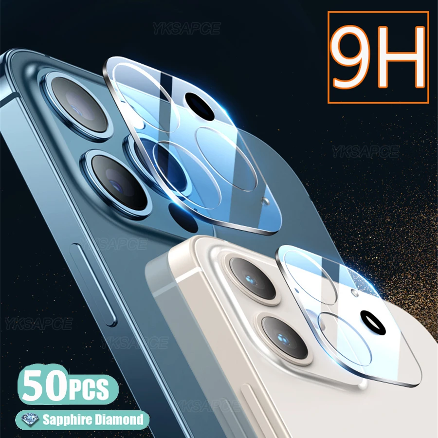 

Wholesale 20-50Pcs Full Cover Clear Back Camera Len Tempered Glass For iPhone 16 15 14 13 12 mini 11 Pro Max Rear lens Protector