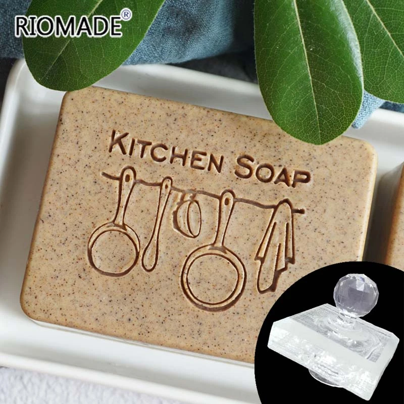 주방 비누 스탬프 홈 청소 천연 인감 핸들 아크릴 비누 - Soap Making Websites 리뷰 및 가격
