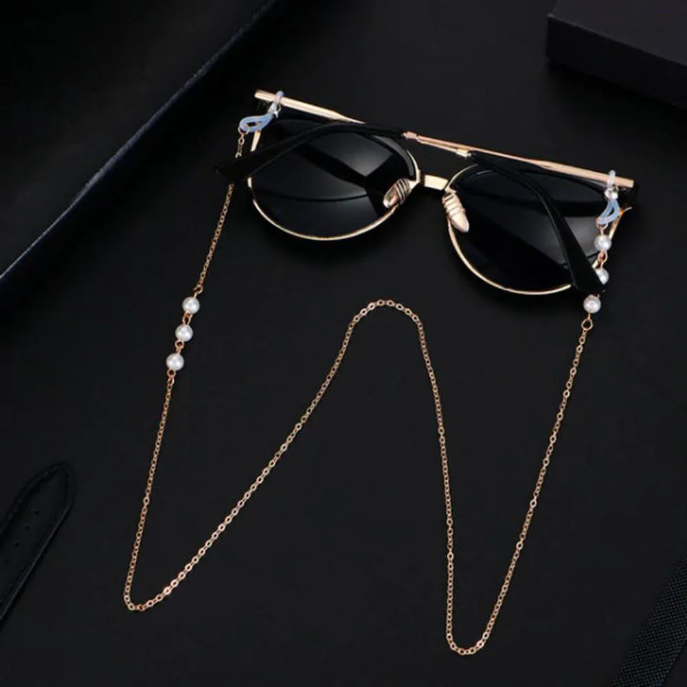Picture 5: Sunglasses Masking Chains For Women Acrylic Pearl Crystal Eyeglasses Chains Lanyard Glass New Fashion Jewelry Wholesale