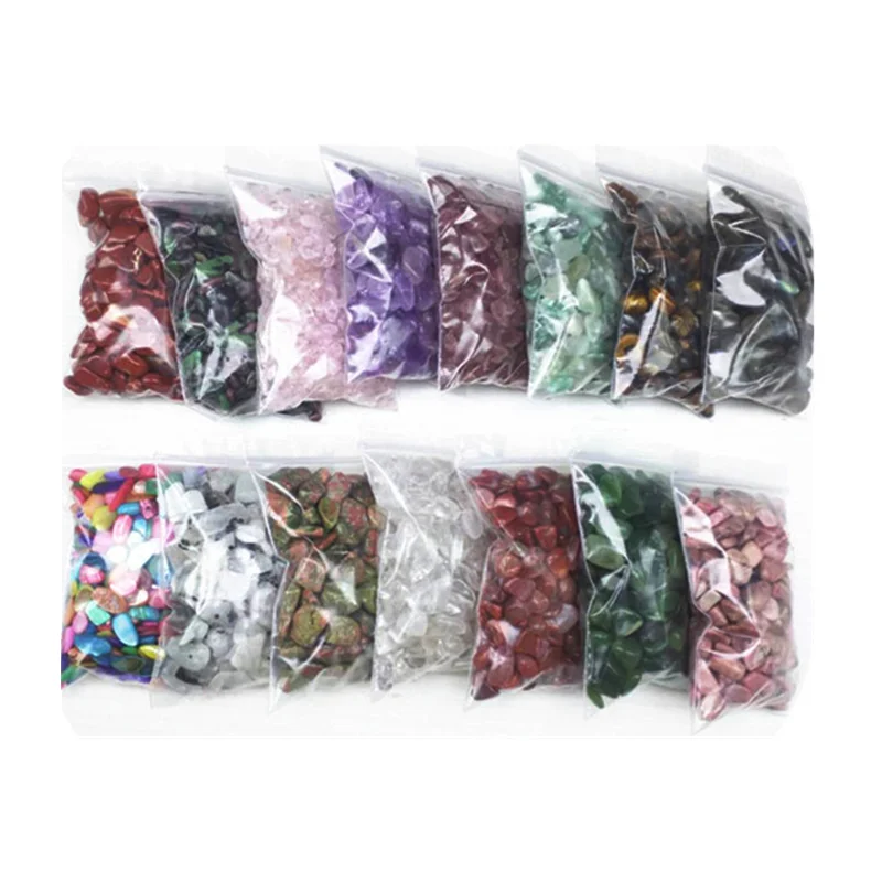 

natural bulk rock crystal clear quartz mix crystals healing gravel tumbled stones for Aquarium decoration