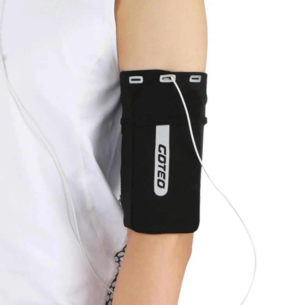 Outdoor Running Arm Band Mobile Phone Bag Men Women Universal Sports Phone Bag Arm Sleeves Fitness Armband Reflective Wrist Bag