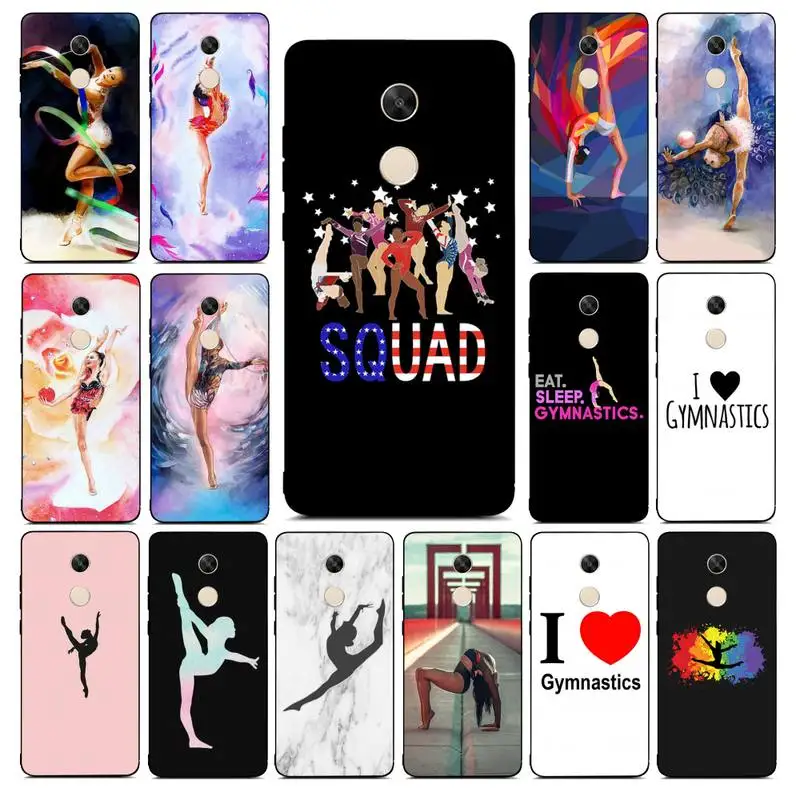 MaiYaCa Gymnastics Sports Phone Case for Redmi Note 8 7 9 4 6 pro max T X 5A 3 10 lite pro