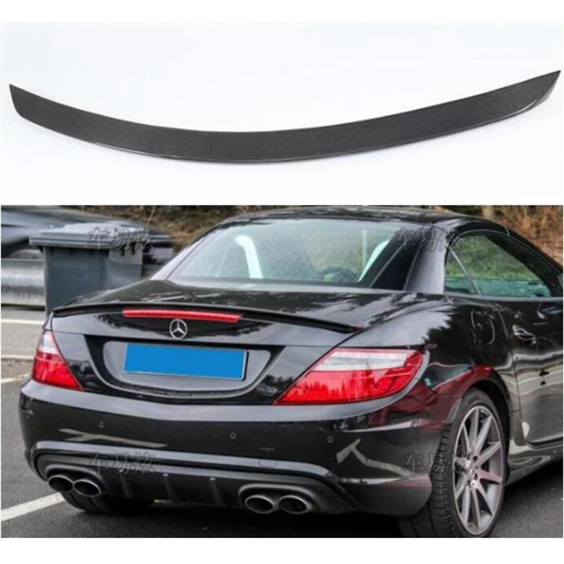 CARBON FIBER REAR TAIL WING TRUNK LIP SPOILER FOR Mercedes Benz SLK R171 R172 SLK200 SLK250 SLK300 SLK350 SLK55 2005-2019