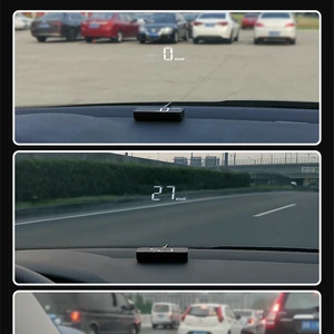 HUD-Voltmeter-Automobil-OBD2, Tachometer und Geschwindigkeitsprojektor für Windschutzscheibe, KMH/Meile Wasser, Temperaturtemperatur 10 Hauptverkaufsmeilen -Leuchtturm für Corsa - №1