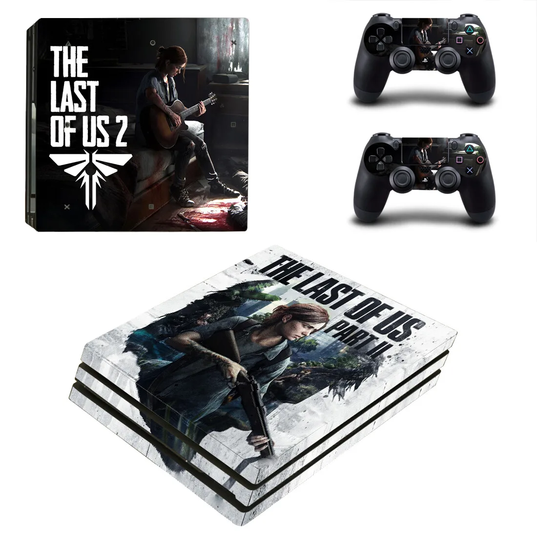 The Last of Us Part 2 PS4 Pro Skin Sticker Decal Cover For PS4 Pro Console & Controller Skins Vinyl