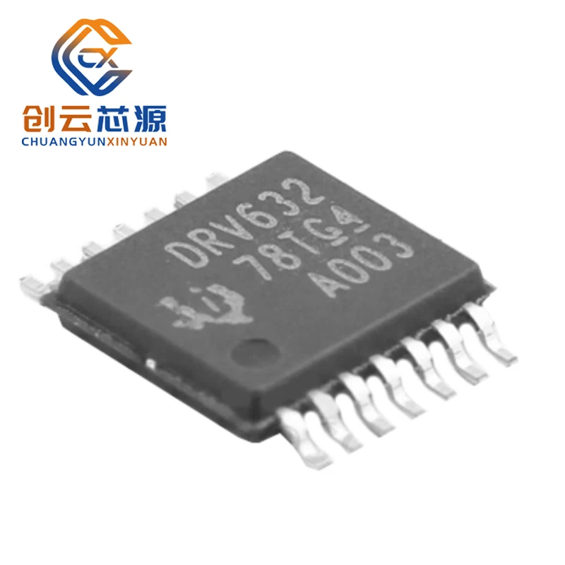 

1Pcs New Original DRV632PWR TSSOP-14 DRV632 Adjustable Gain DirectPath 2VRMS Line Driver DRV362 DRV362P DRV362PW