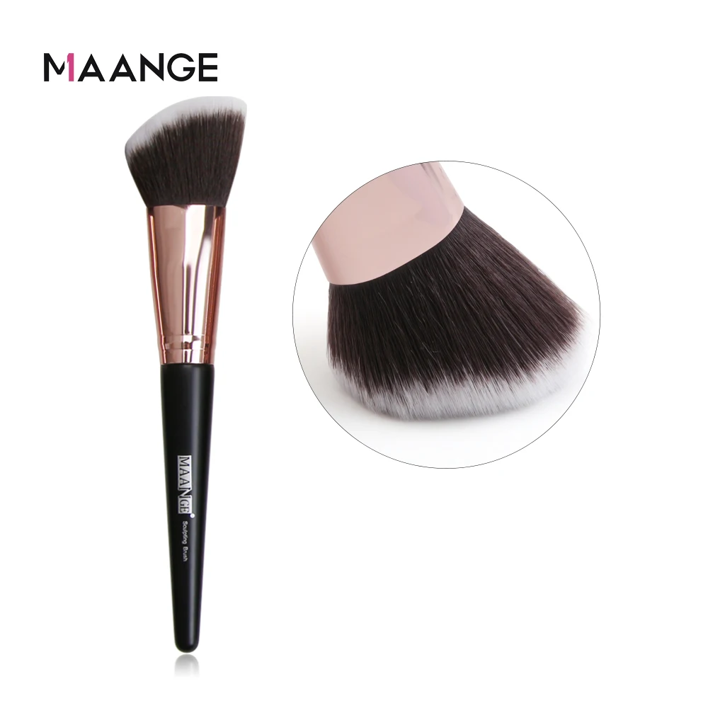 Кисти для макияжа MAANGE Pro, 1 шт., для основы, пудры, румян, теней, консилера, большая Кисть для макияжа, косметические инструменты для красоты