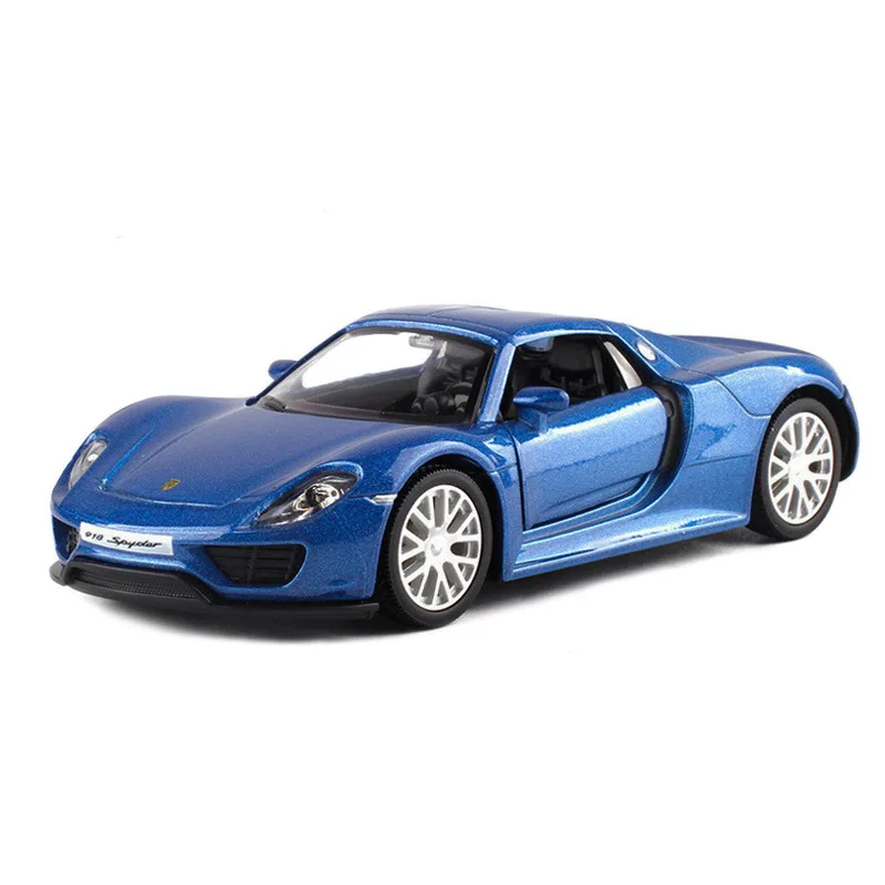 

1:32 simulation sports car alloy car die casting classic model genuine with standard 918 pull back car model child adult toy