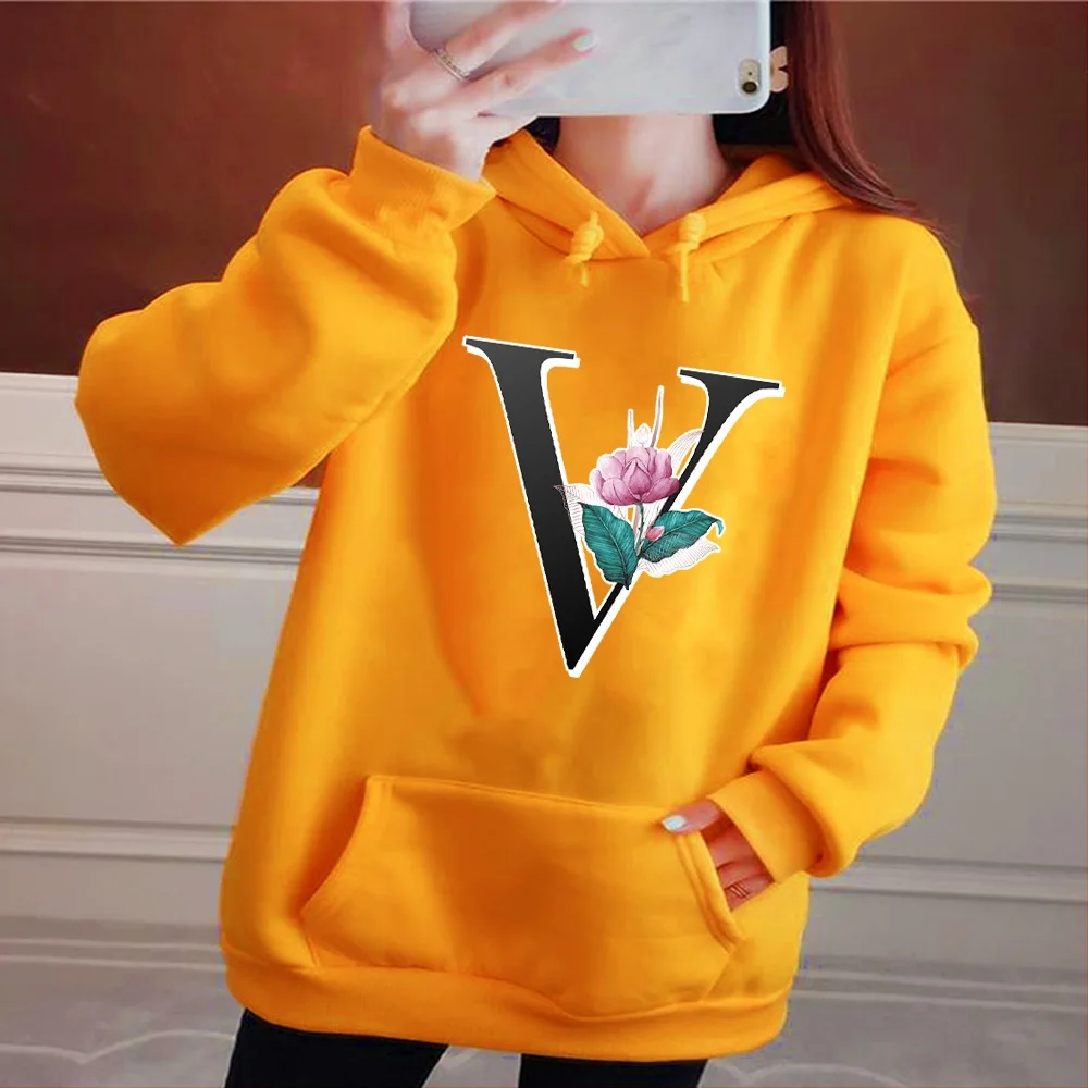 Năm 2021 Tất Cả Các Trận Đấu Hoodie Chui Đầu Nữ Thể Thao Bông Tai Kẹp Áo Hoodie Polyester, Thời Trang Áo Thun Chui Đầu Nữ Áo Khoác Mùa Đông