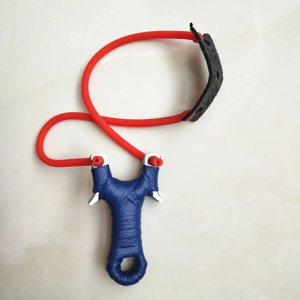 Powerful New High Quality Mini Sports Stainless Steel Slingshot and Rubber Band Pendant Slingshot 2020