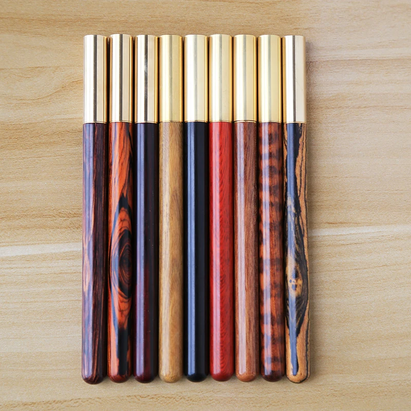 

1pc High-end Creative Wood Metal Fountain Pen 0.38mm 0.5mm for Choose Business Office Gift Ink Pens with A Nice Wood Case