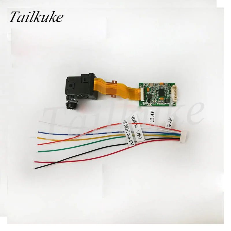 Gli occhiali intelligenti con Microdisplay ad alta risoluzione per visione notturna fai-da-te visualizzano il mirino con ingresso AV