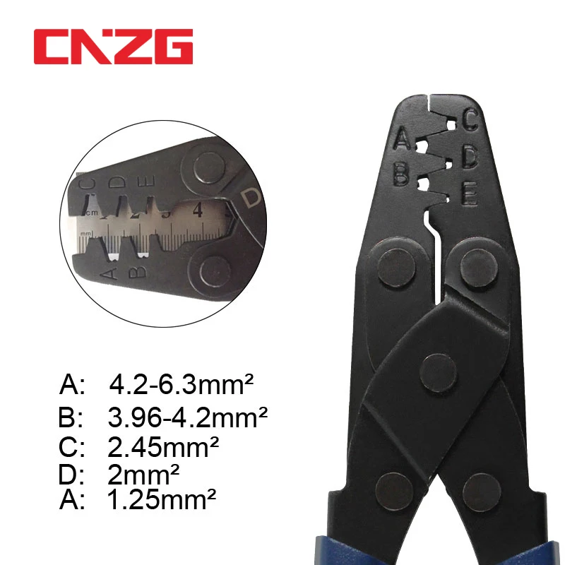 كماشة أداة تجعيد السيارات ، لموديلات Molex ، DELPHI AMP TYCO ، 22-10AWG ، 1.25/2.0/2.45 مم 2 ، DR-1 #4