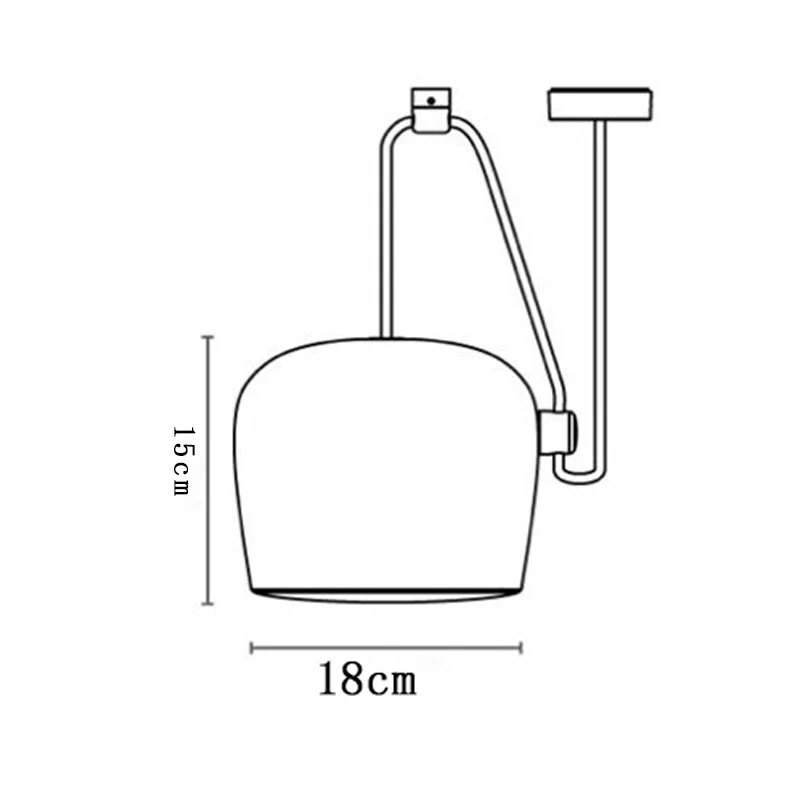 Lampa wisząca z czarnym bębnem Nordic lampa wisząca Pająk przemysłowe lampy wiszące do restauracji kuchnia Loft oprawa oświetleniowa