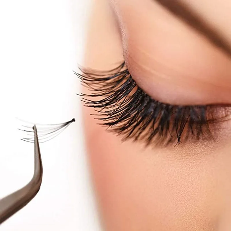 Anlinnet  Individual Eyelash Extensions, 1 Box Large Capacity, 60 Strands, 10D, 0.1mm Thick, Real Mink Strip, Natural Style