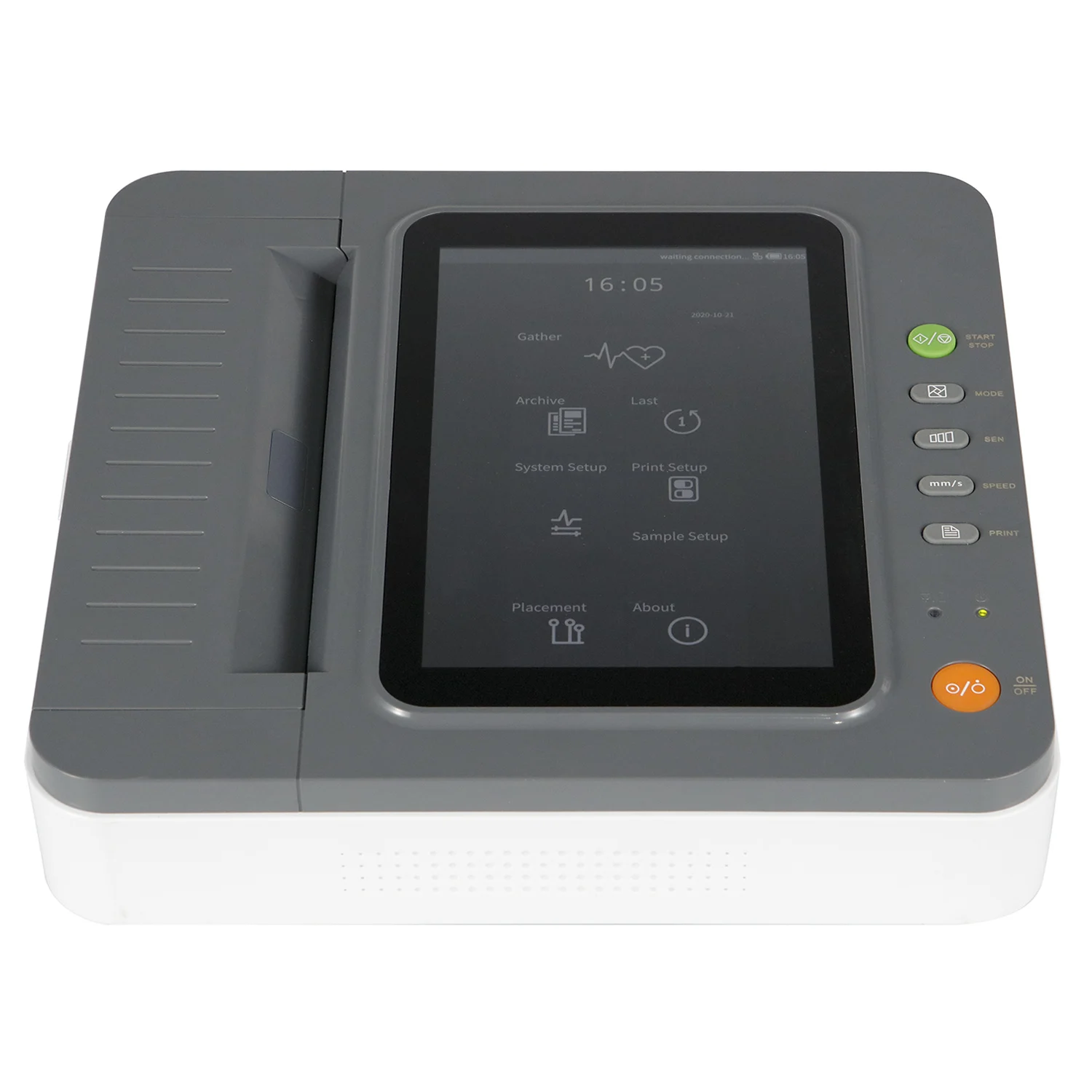 CONTEC Digital 12 Channel/Lead EKG+PC Sync software WiFi Color HD Display Touch Screen E12 Electrocardiograph ECG Machine
