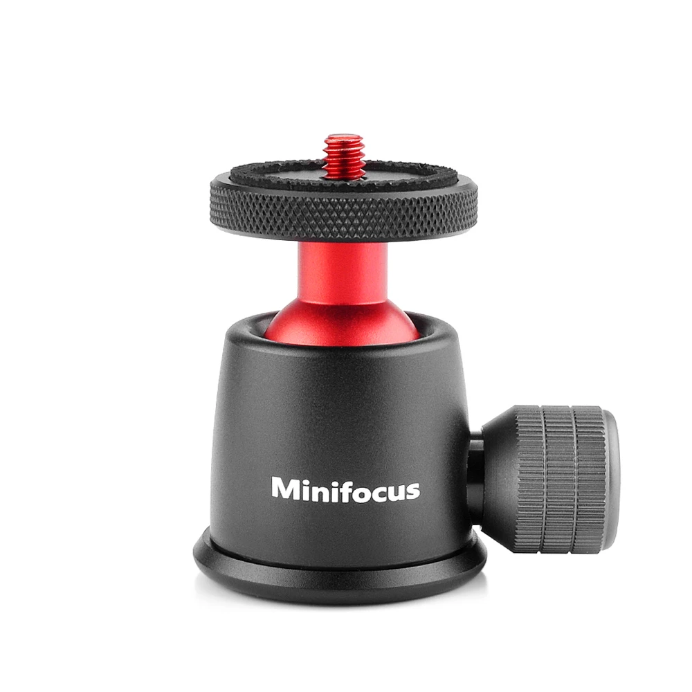 Tripod Ball Head Mini Size 360° Pan and 135° Tilt Rotatable with 1/4” Screw Thread for DSLR/Tripods/Monopods/Camera Slider Track