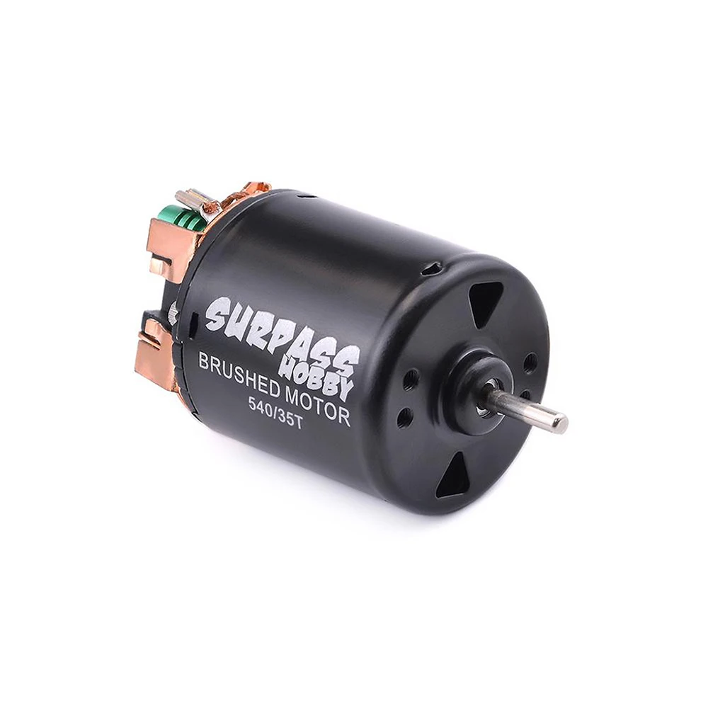 SURPASSHOBBY 540 Motor sikat, mobil RC untuk 1/10 80T 13T 17T 23T 21T 27T 35T 45T 55T