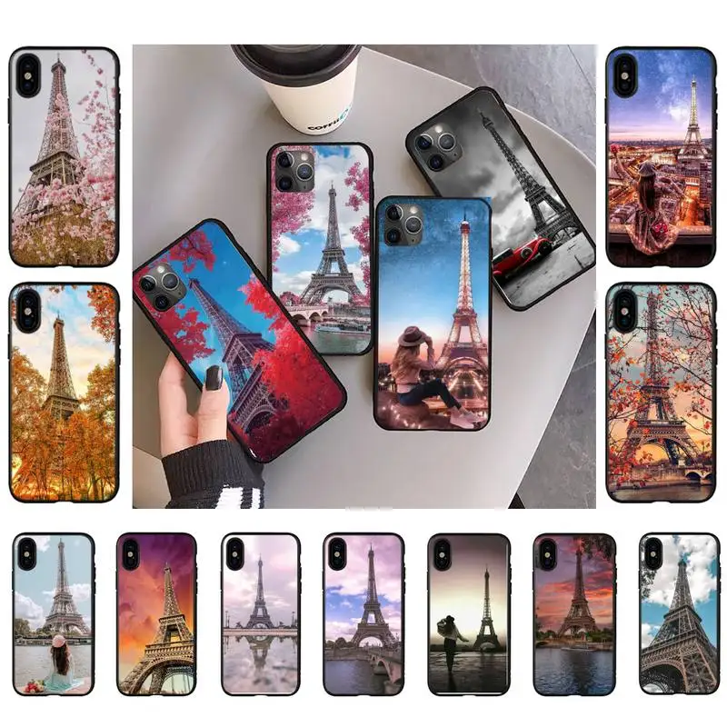 

Romantic Paris Eiffel Tower Phone Case for iPhone 11 12 13 mini pro XS MAX 8 7 6 6S Plus X 5S SE 2020 XR case