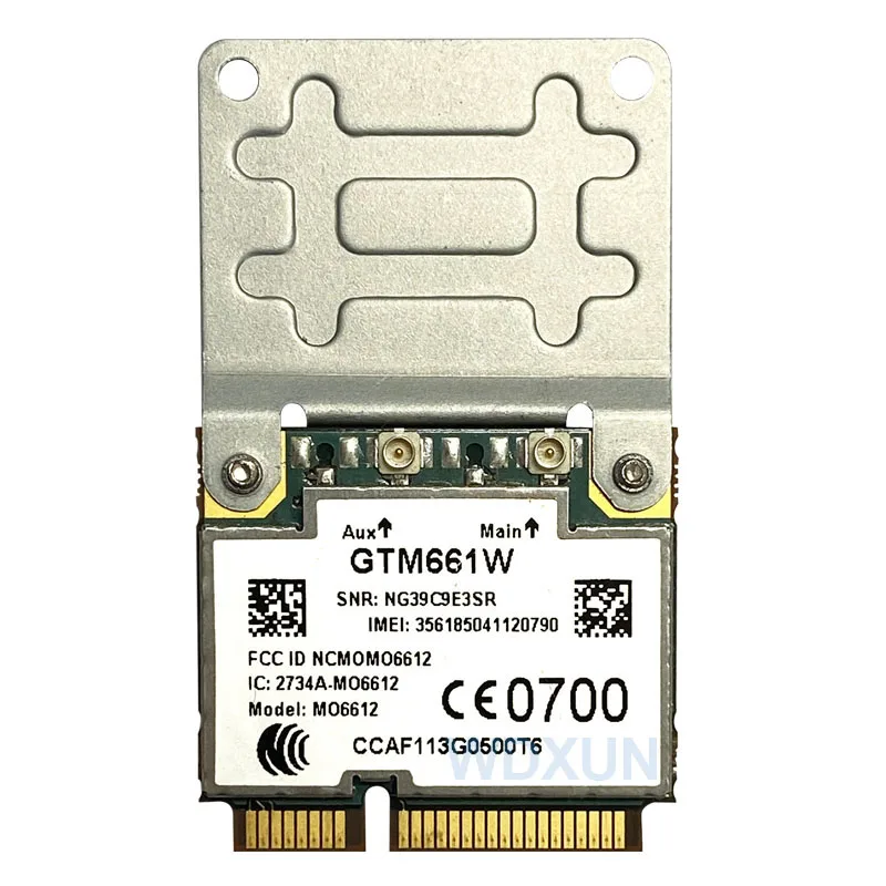 الجيل الثالث 3G وحدة الخيار GTM661 14.4M WCDMA HSUPA PCI-E نصف حجم 3G بطاقة الشبكة GTM661 gtm661 WWAN