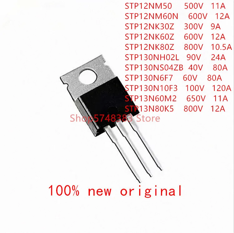 

STP12NM50 STP12NM60N STP12NK30Z STP12NK60Z STP12NK80Z STP130NH02L STP130NS04ZB STP130N6F7 STP130N10F3 STP13NM60M2 STP13N80K5