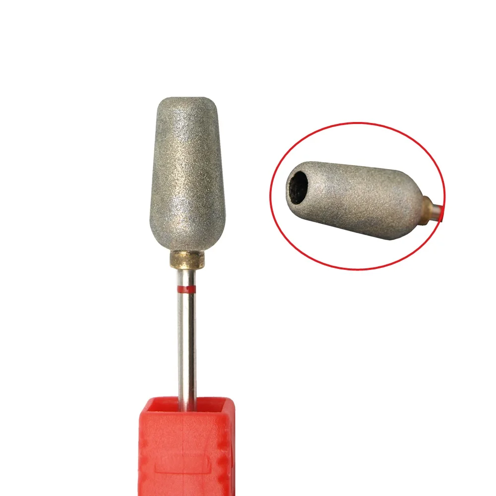 

2021 Big Barrel Diamond Burr Nail Drill Bit Rotary Milling Cutter Manicure Cutters Electric Nail Drill Accessories