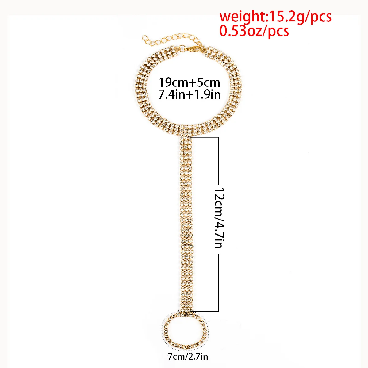 1pcs Summer Beach Barefoot Sandals Full Crystal Toe Ring Anklets On The Leg Anklet For Women 2023 Bohemia Fashion Foot Jewelry