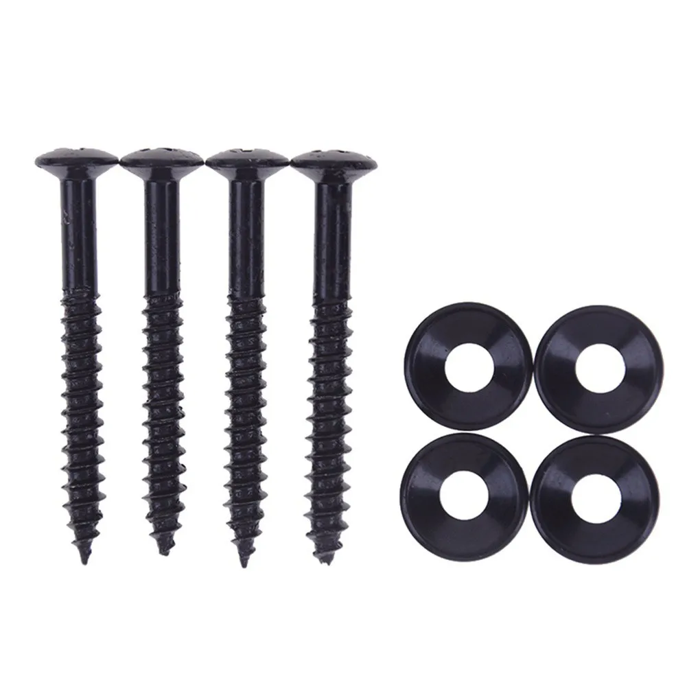 Joint Ferrule Screw With 4 Set Plate Bushings&Bolts Electric Guitars Instrument Metal Mounting Neck 14 Mm Diameter