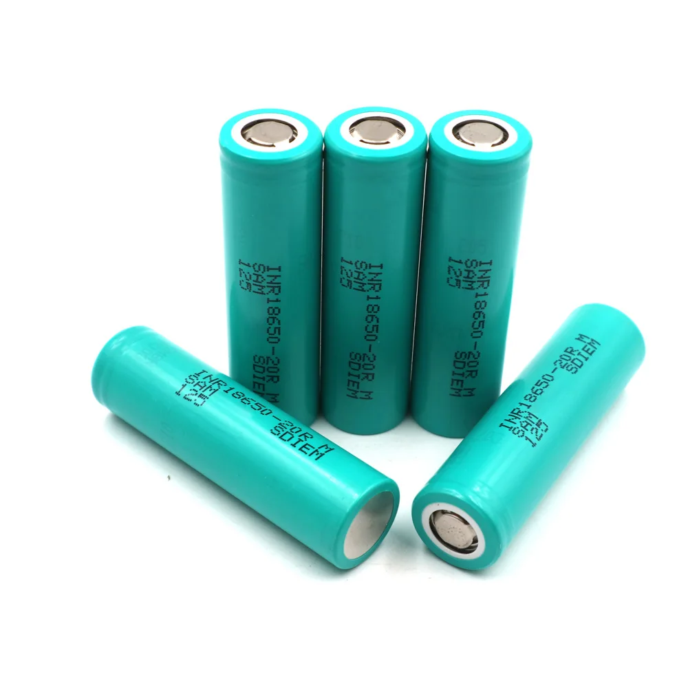 3.6v Li-ion 2000mAh 20R 10 Pieces 2.0Ah18650 Power Tool Battery Cells Discharge Current 20A 10C Lithium Sam Sung 20R Li-Ion Chin