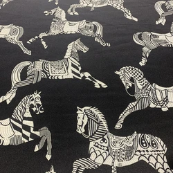 5 colori moderni Jacquard tessuto cavallo tessuto divano cuscino borsa biancheria da letto biancheria da letto casa soggiorno tappezzeria larghezza 140cm vendita al metro