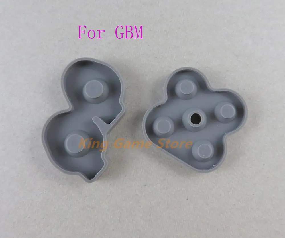 50sets/lot Replacement Conductive Rubber Pad for GBM Gamepad Controller Silicone Rubber button pad For GBM