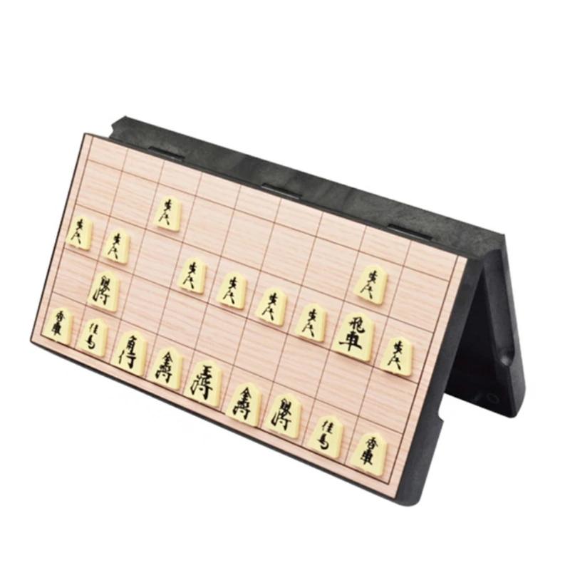 Japan Shogi Foldable Japanese Chess Game Board Game Intelligence Toy 25x25x2cm