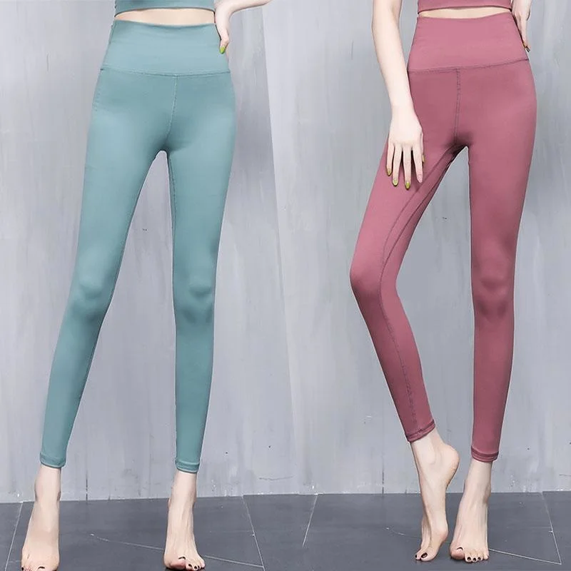 

Leggings Women Fitness Yoga Pants Women's High Waist Running Training Spring Summer Sports Pantalones De Mujer Leggins