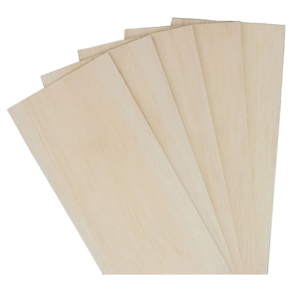 Balsa Wood Plate AAA Multisize Wooden Sheets Length 1000mm Thickness 1-10mm For RC Model Airplane DIY Building House