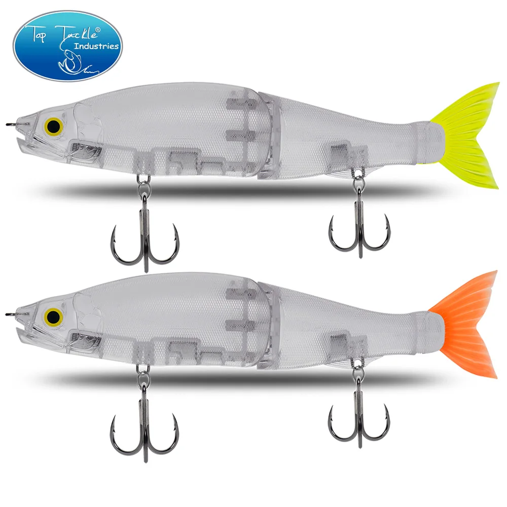 

Unpainted Swimbait DIY Fishing Lure Jointed Bait CF LURE Slow Sinking Floating 303mm 335mm Topwater Section Swimbait Bass