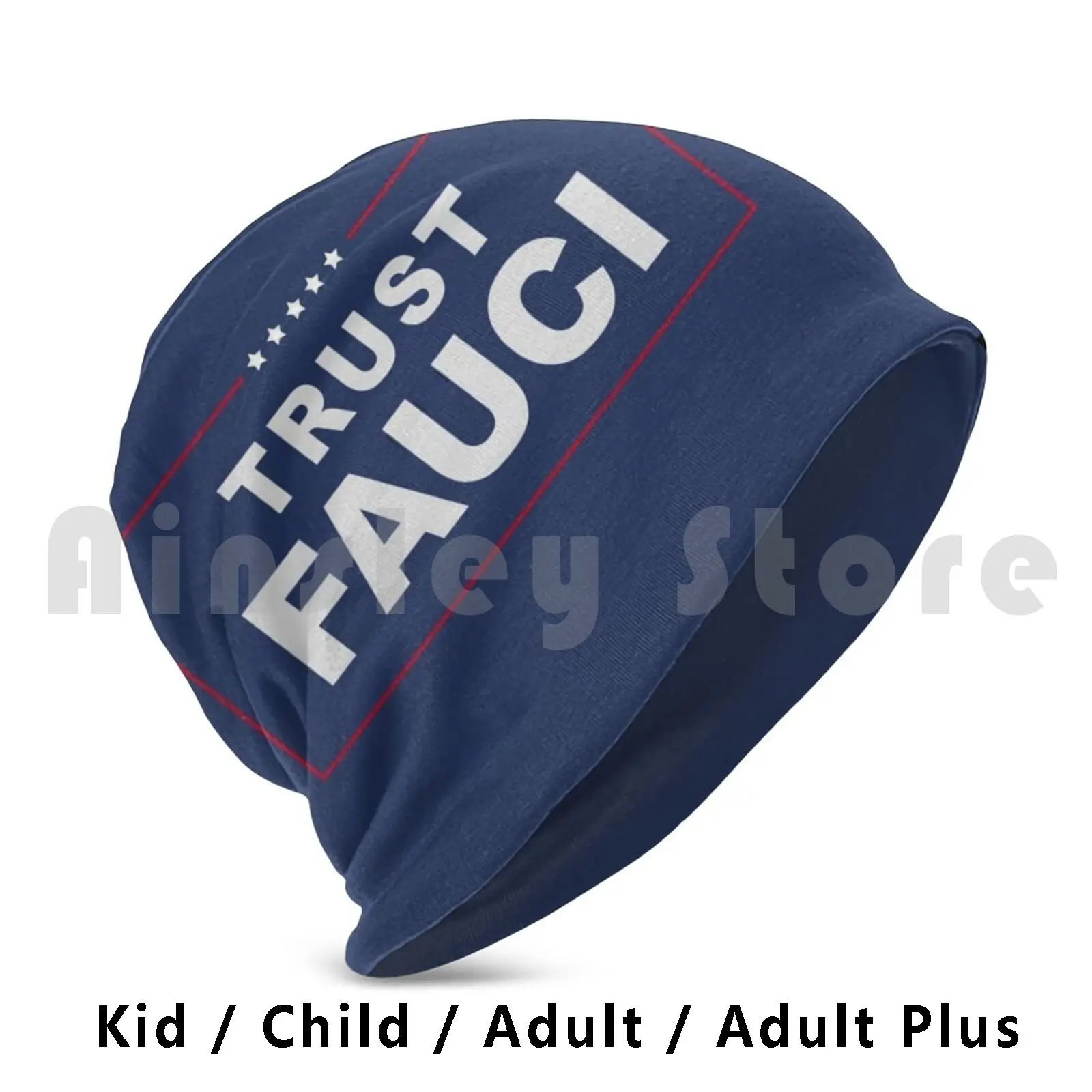 Trust Fauci Beanies Print Beanie Hedging Cap DIY Print Cushion Trust Fauci Face Trump Dr Fauci Fauci Senate Quarantine