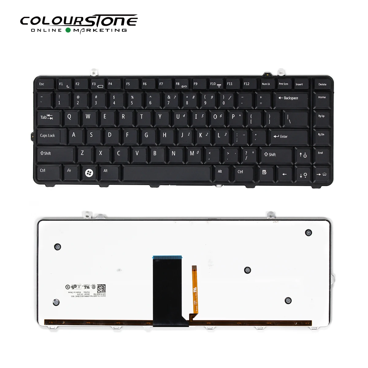 US Laptop Keyboard For Dell Studio 1435 1535 D1535 1531 1536 1537 1435 1555 PP39L 1557 1558 PP24L English Keyboard With Backlit