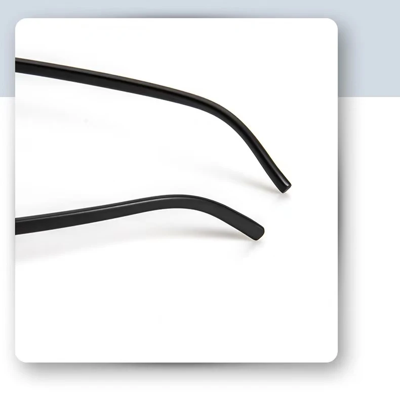 Mai Blume Anti Blaues Licht Lesebrille Männer Frauen Schwarze Brille Weitsichtheit Legierung Rahmen Brillen Mit Fall Dioptrien + 1,5 + 2 – Detail 10