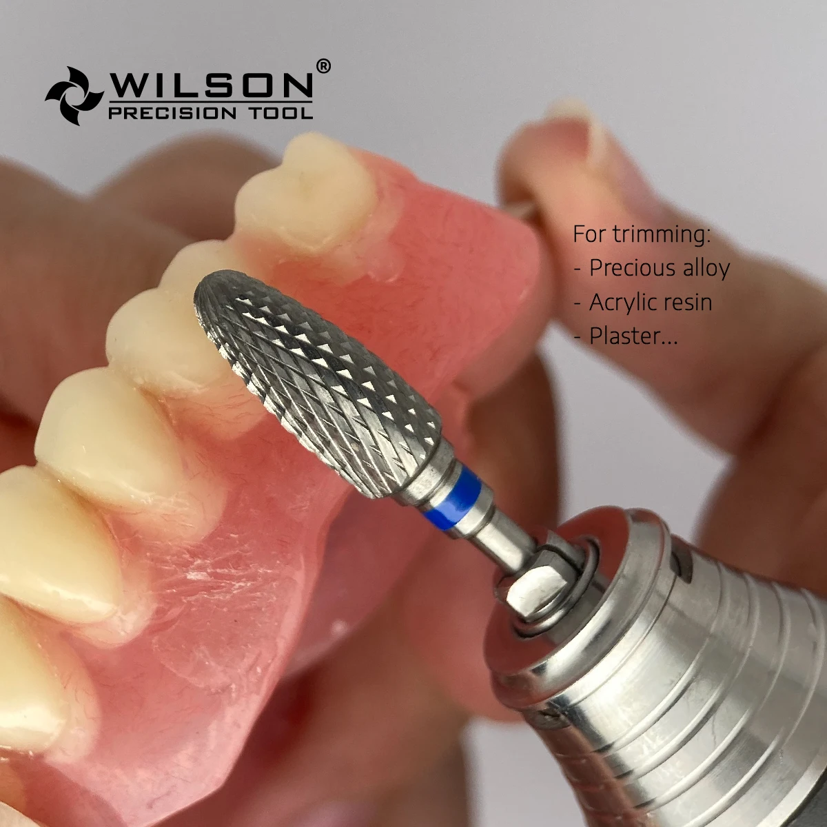 WilsonDental Burs 5000349-ISO 272 190 060 Tungsten Carbide Dental Burs for trimming  Plaster/Acrylic/Metal