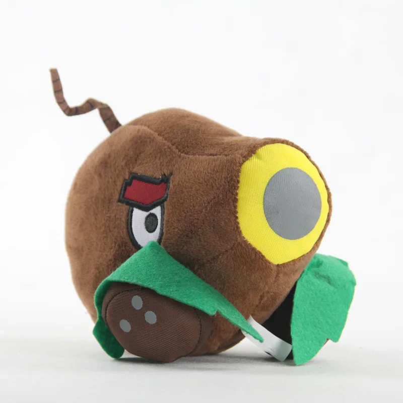 Muñecos de Peluche de plantas vs Zombies para niños, juguete de fiesta, Peashooter, Chomper, tuerca, 12 unids/lote