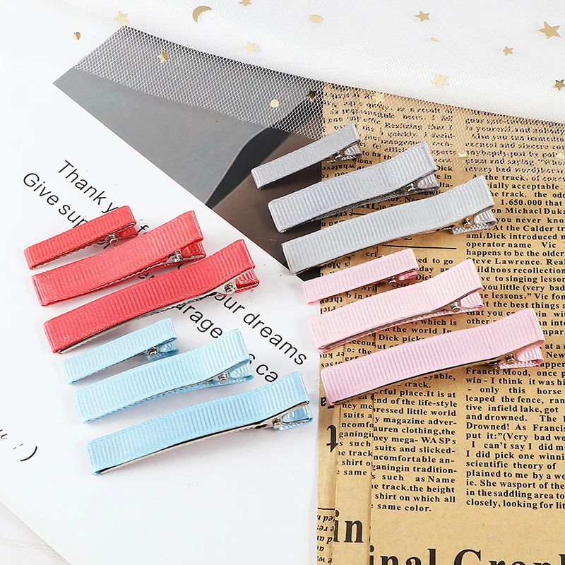 12PCS 3/5/6cm Basic DIY Hair Clips Colorful Simple Hairpins Candy Colors Headwear Hair Pins Hair Accessories Hairdressing Tool