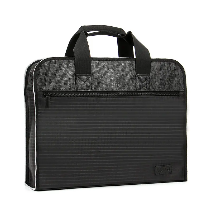 Simple Fashion Business Bag A4 Document Organizer Briefcase Waterproof Portable Office Bag For Men And Women Hand Bag