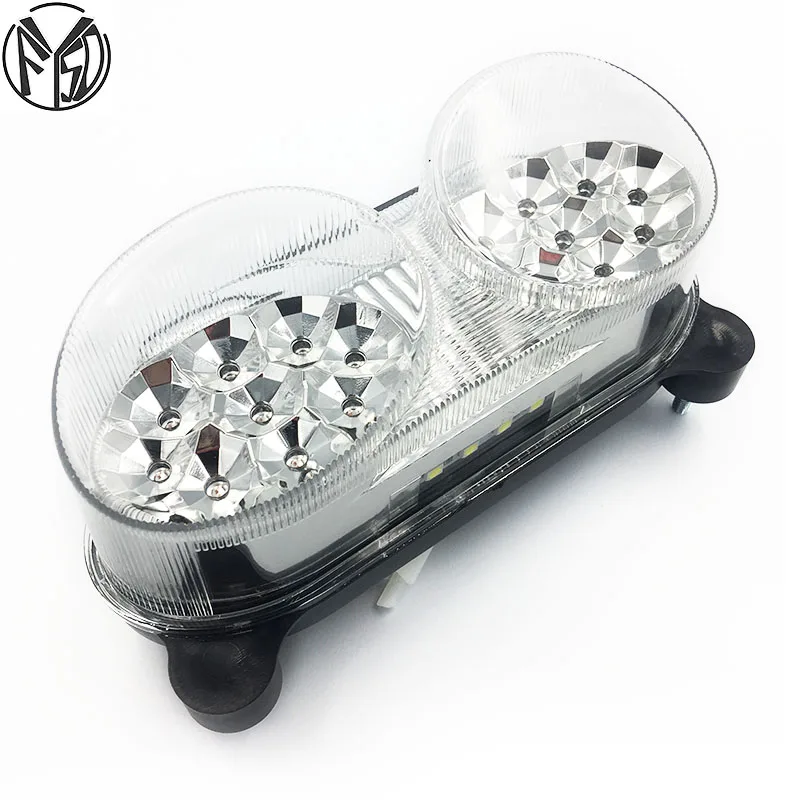 Integrated LED Tail Light for Motorcycle, Brake Turn Signals, Kawasaki Ninja ZX-6R, ZX-9R, ZR7, 1998, 1999, 2000, 2001, 2002